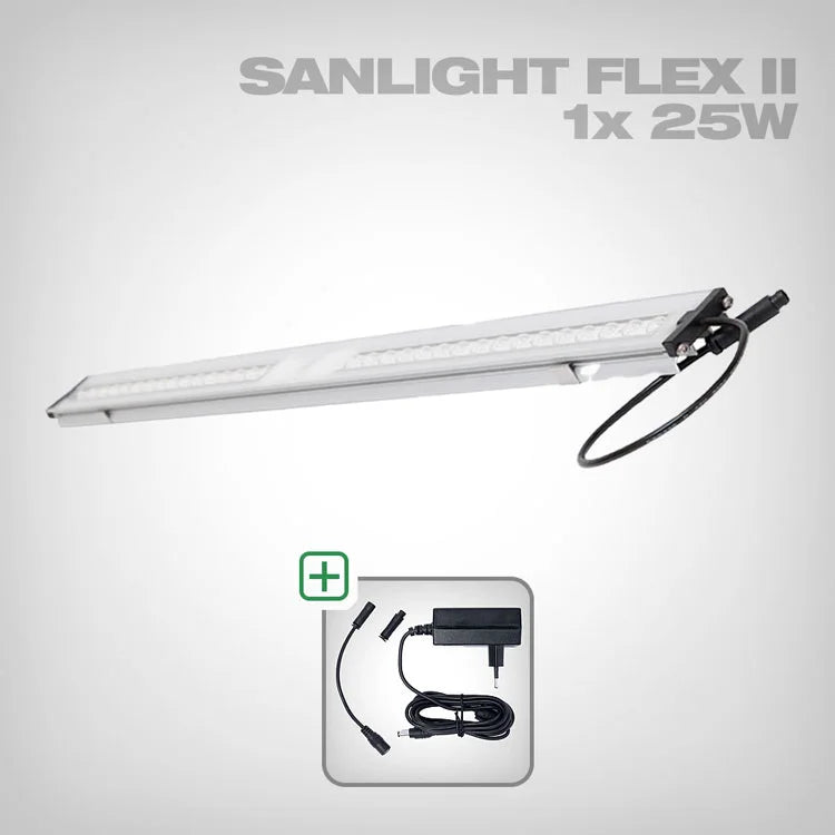 Sanlight FLEX II LED Set mit Netzteil und Kabel, 1x FLEX II 25