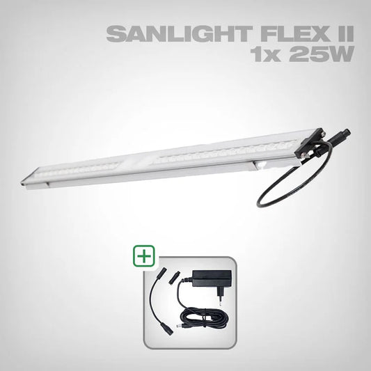 Sanlight FLEX II LED Set mit Netzteil und Kabel, 1x FLEX II 25